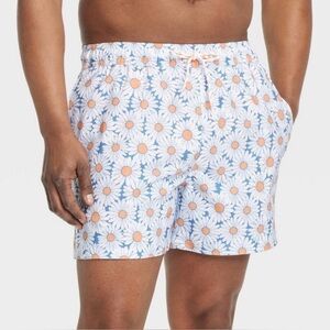 Goodfellow & Co Men's 5" Daisy Swim Trunks